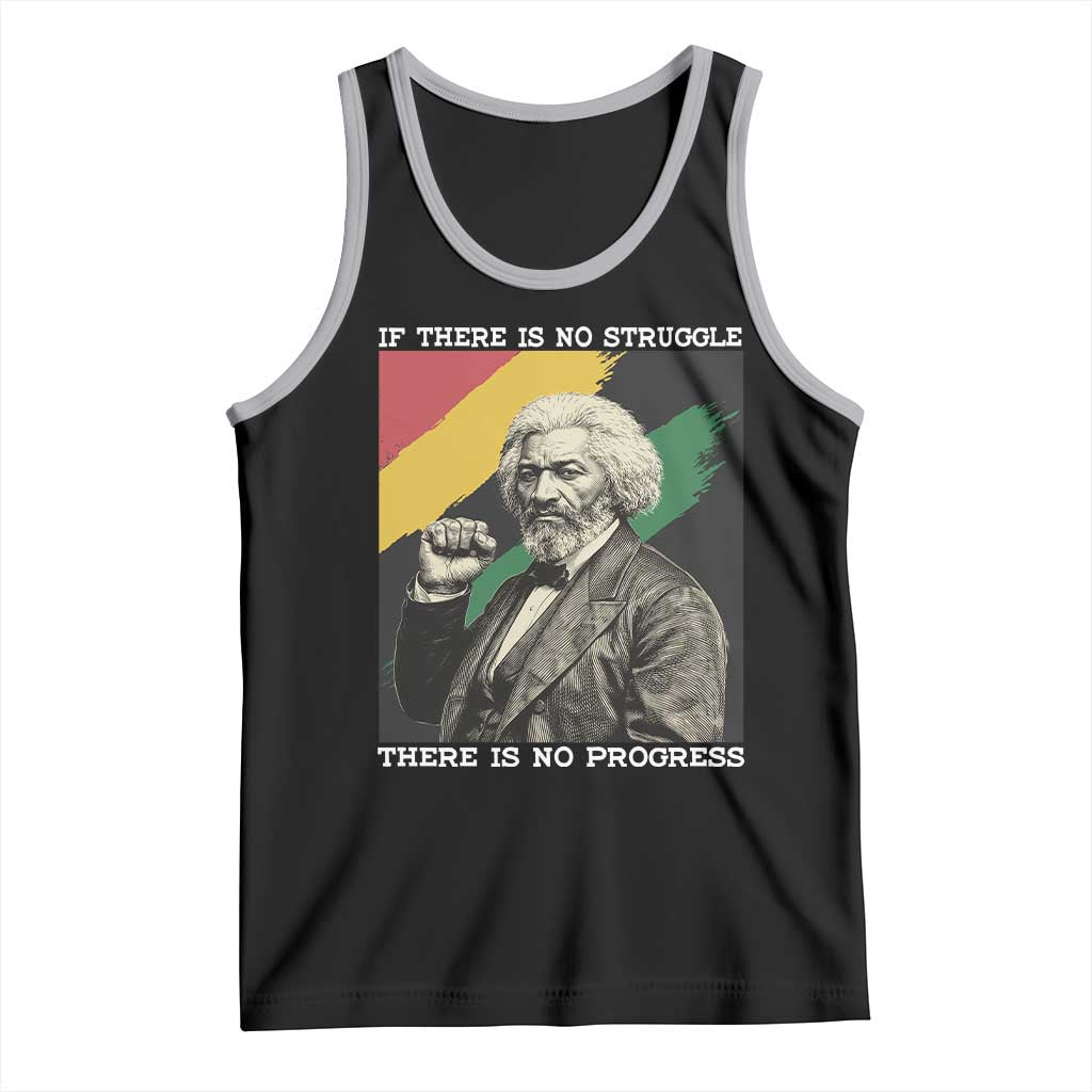 Frederick Douglass Struggle And Progress Tank Top Inspirational Black History - Wonder Print Shop