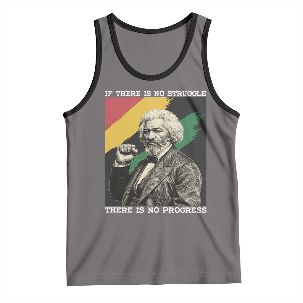 Frederick Douglass Struggle And Progress Tank Top Inspirational Black History - Wonder Print Shop