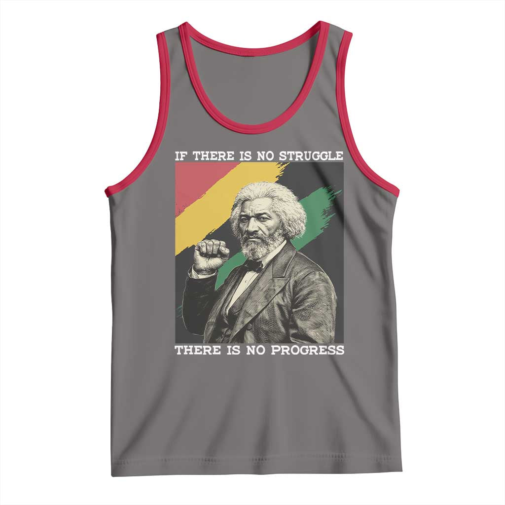 Frederick Douglass Struggle And Progress Tank Top Inspirational Black History - Wonder Print Shop