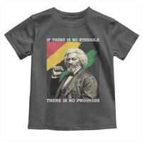 Frederick Douglass Struggle And Progress Toddler T Shirt Inspirational Black History - Wonder Print Shop