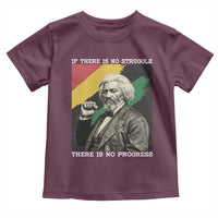 Frederick Douglass Struggle And Progress Toddler T Shirt Inspirational Black History - Wonder Print Shop