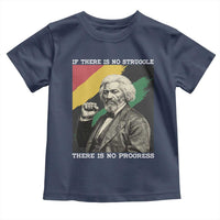 Frederick Douglass Struggle And Progress Toddler T Shirt Inspirational Black History - Wonder Print Shop