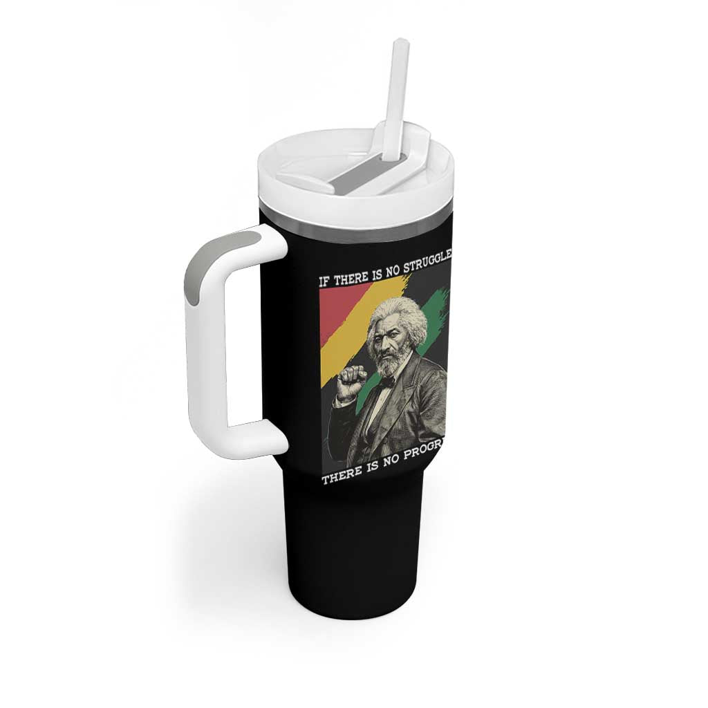 Frederick Douglass Struggle And Progress Tumbler With Handle Inspirational Black History - Wonder Print Shop
