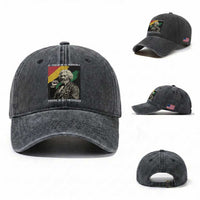 Frederick Douglass Struggle And Progress Washed Cotton Baseball Cap Inspirational Black History