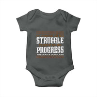 Frederick Douglass Empowerment Quote Gift Baby Onesie No Struggle No Progress - Wonder Print Shop