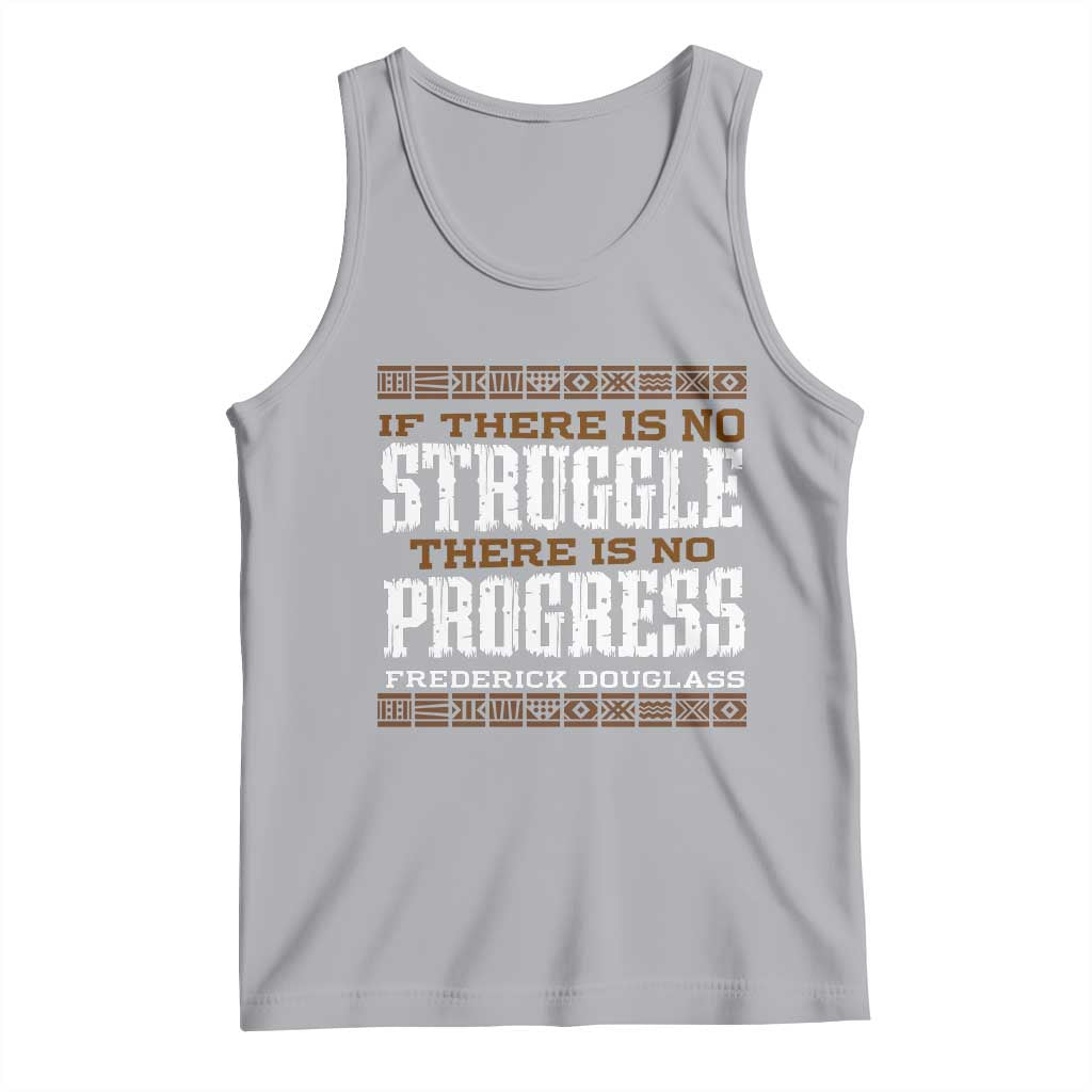 Frederick Douglass Empowerment Quote Gift Tank Top No Struggle No Progress - Wonder Print Shop