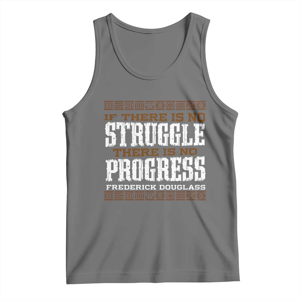 Frederick Douglass Empowerment Quote Gift Tank Top No Struggle No Progress - Wonder Print Shop