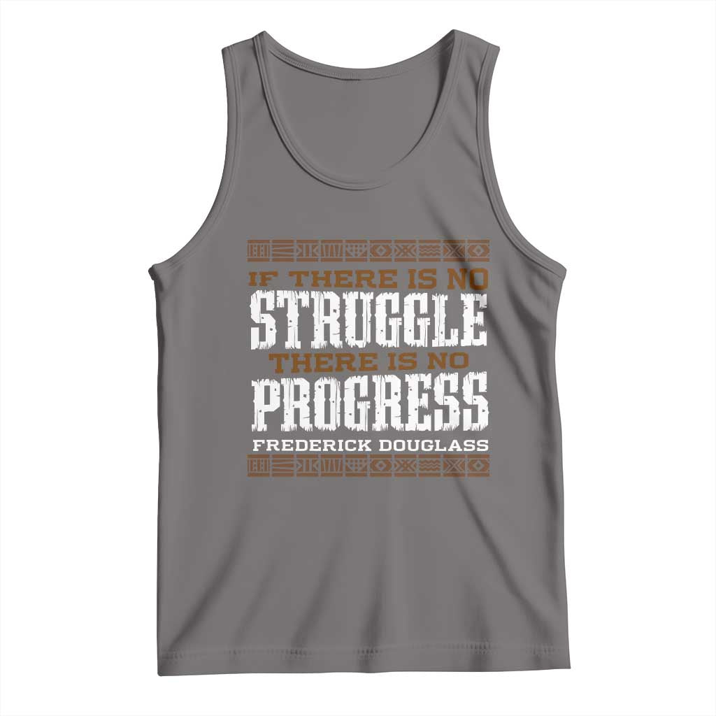 Frederick Douglass Empowerment Quote Gift Tank Top No Struggle No Progress - Wonder Print Shop