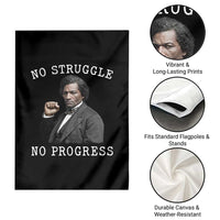 Frederick Douglass Quote Garden Flag No Struggle No Progress - Wonder Print Shop