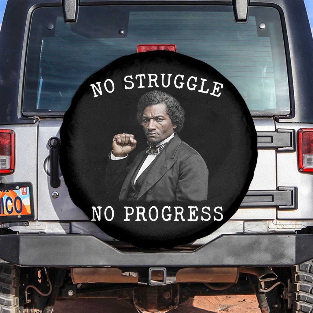 Frederick Douglass Quote Spare Tire Cover No Struggle No Progress - Wonder Print Shop