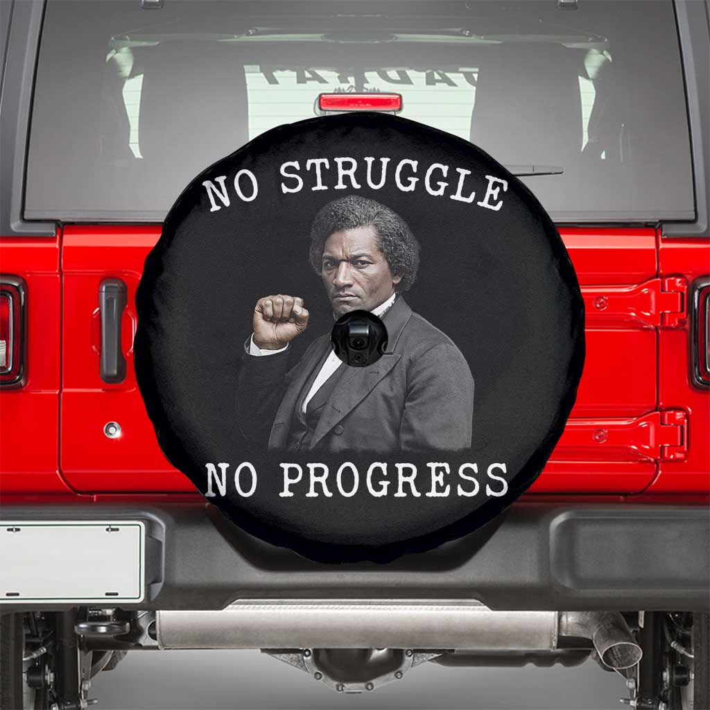 Frederick Douglass Quote Spare Tire Cover No Struggle No Progress - Wonder Print Shop
