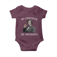 Frederick Douglass Quote Baby Onesie No Struggle No Progress - Wonder Print Shop