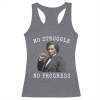 Frederick Douglass Quote Racerback Tank Top No Struggle No Progress - Wonder Print Shop