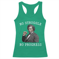 Frederick Douglass Quote Racerback Tank Top No Struggle No Progress - Wonder Print Shop
