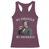 Frederick Douglass Quote Racerback Tank Top No Struggle No Progress - Wonder Print Shop