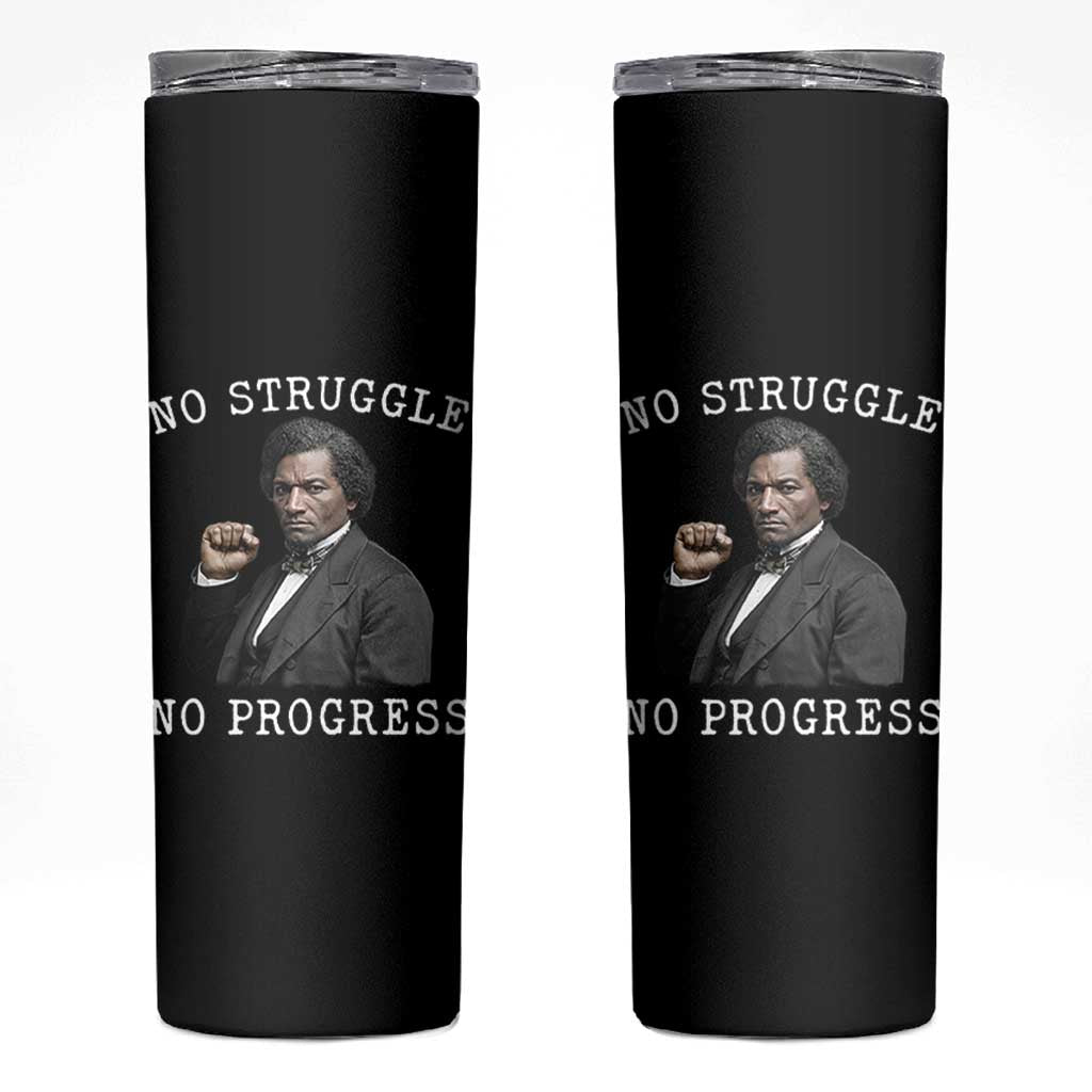 Frederick Douglass Quote Skinny Tumbler No Struggle No Progress - Wonder Print Shop