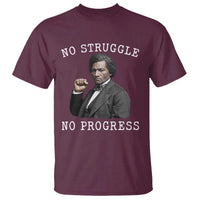 Frederick Douglass Quote T Shirt No Struggle No Progress - Wonder Print Shop