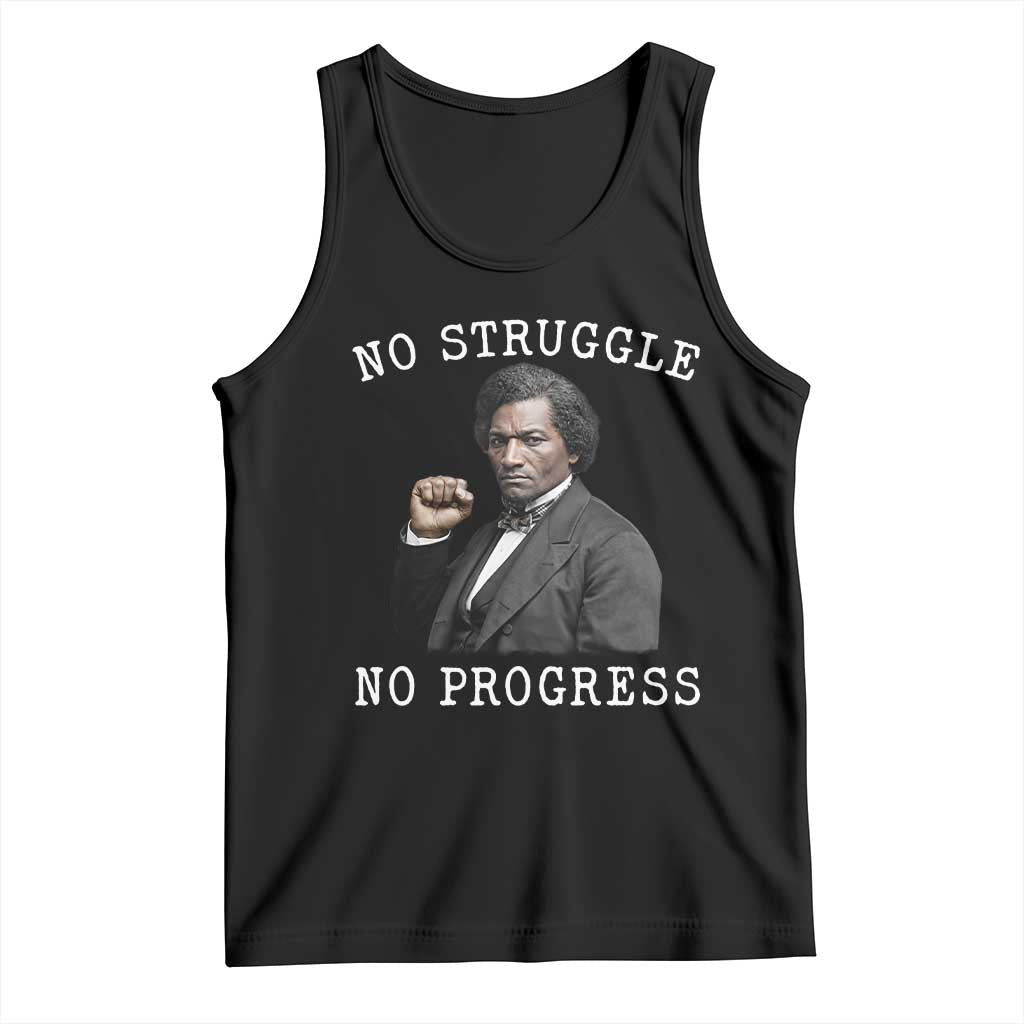 Frederick Douglass Quote Tank Top No Struggle No Progress - Wonder Print Shop