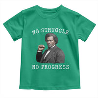 Frederick Douglass Quote Toddler T Shirt No Struggle No Progress - Wonder Print Shop