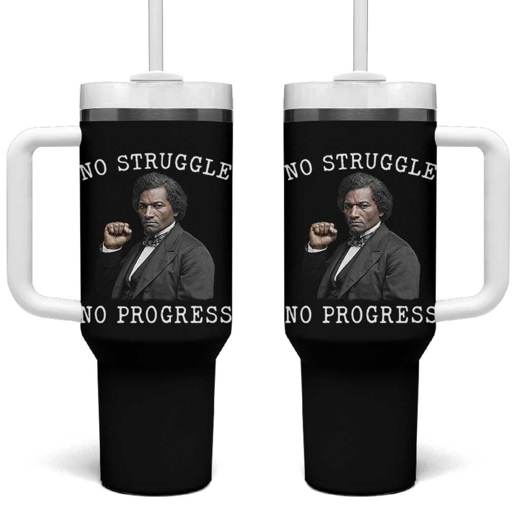Frederick Douglass Quote Tumbler With Handle No Struggle No Progress - Wonder Print Shop