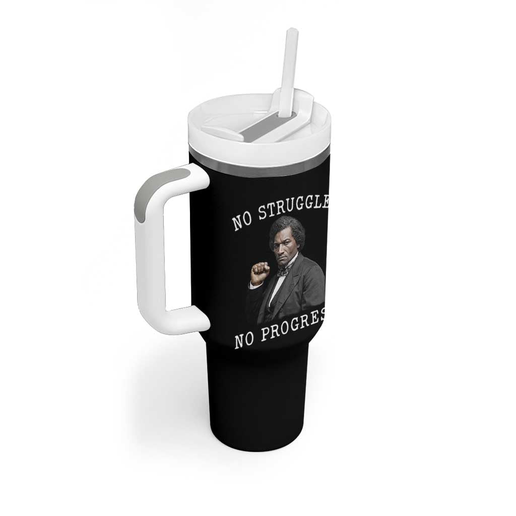 Frederick Douglass Quote Tumbler With Handle No Struggle No Progress - Wonder Print Shop