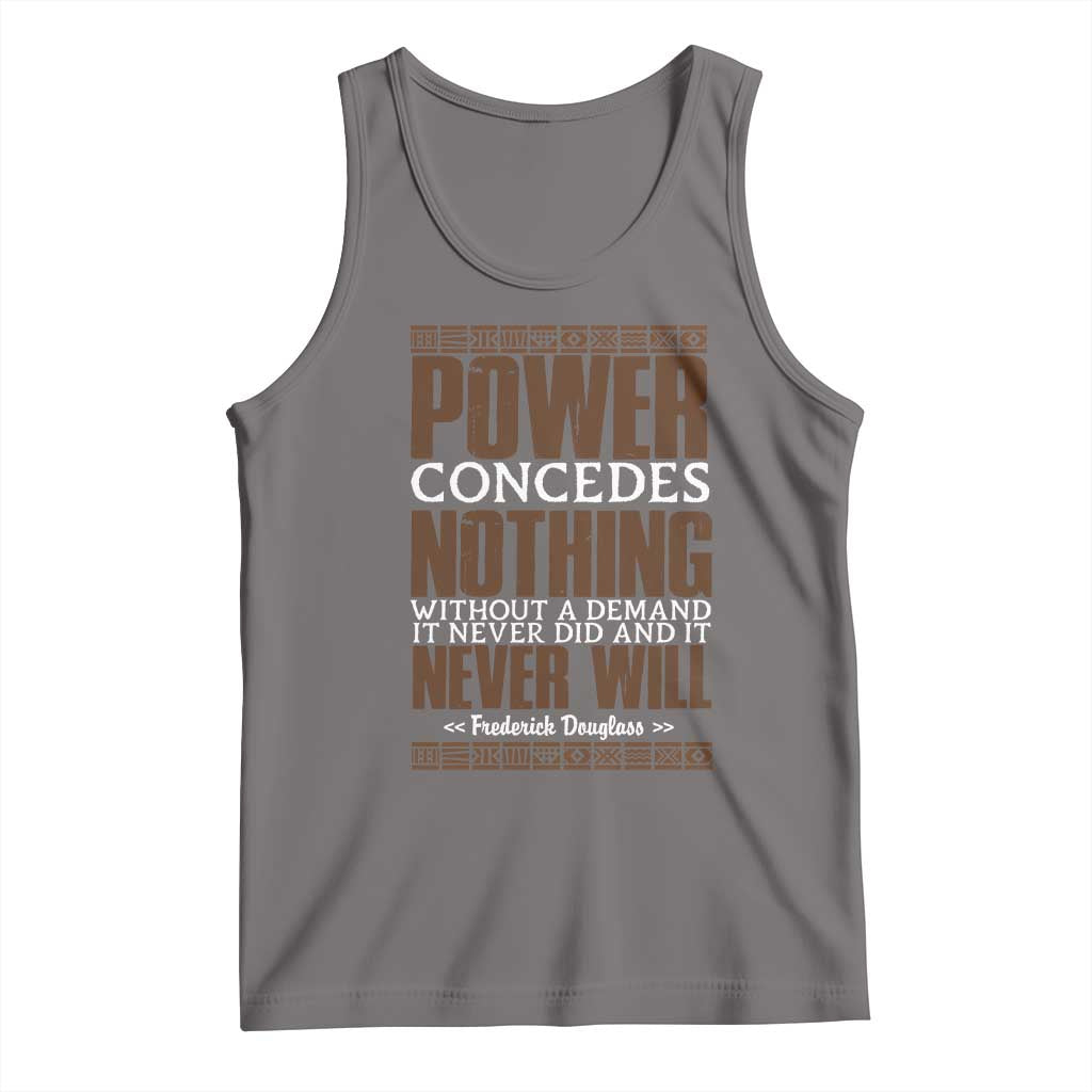 Frederick Douglass Tank Top Power Concedes Nothing Without A Demand - Wonder Print Shop