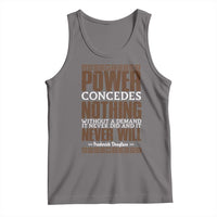 Frederick Douglass Tank Top Power Concedes Nothing Without A Demand - Wonder Print Shop