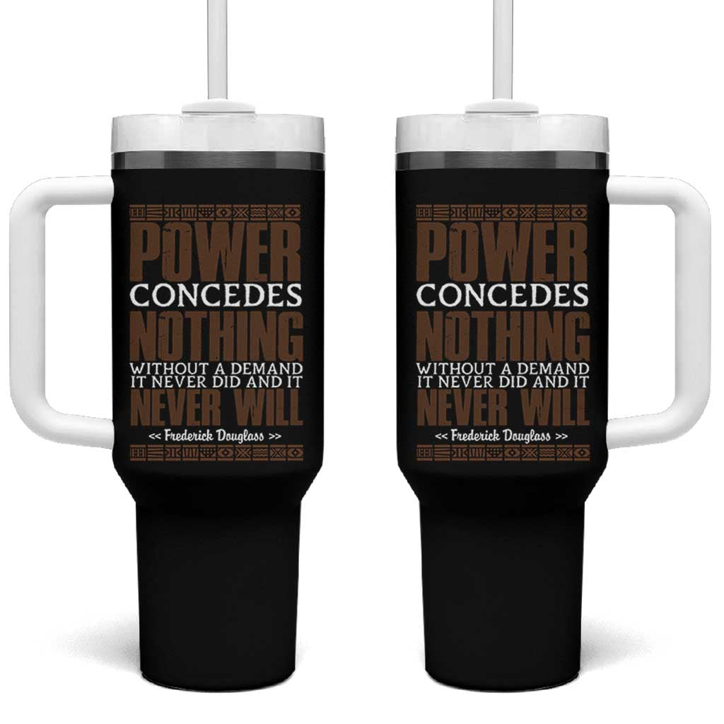 Frederick Douglass Tumbler With Handle Power Concedes Nothing Without A Demand - Wonder Print Shop