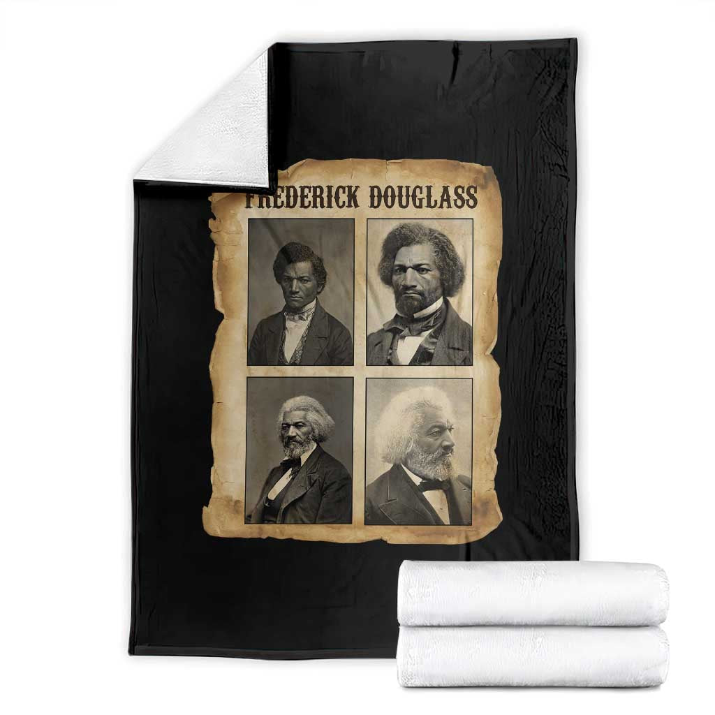 The Life Of Frederick Douglass Throw Blanket Historical Black History - Wonder Print Shop
