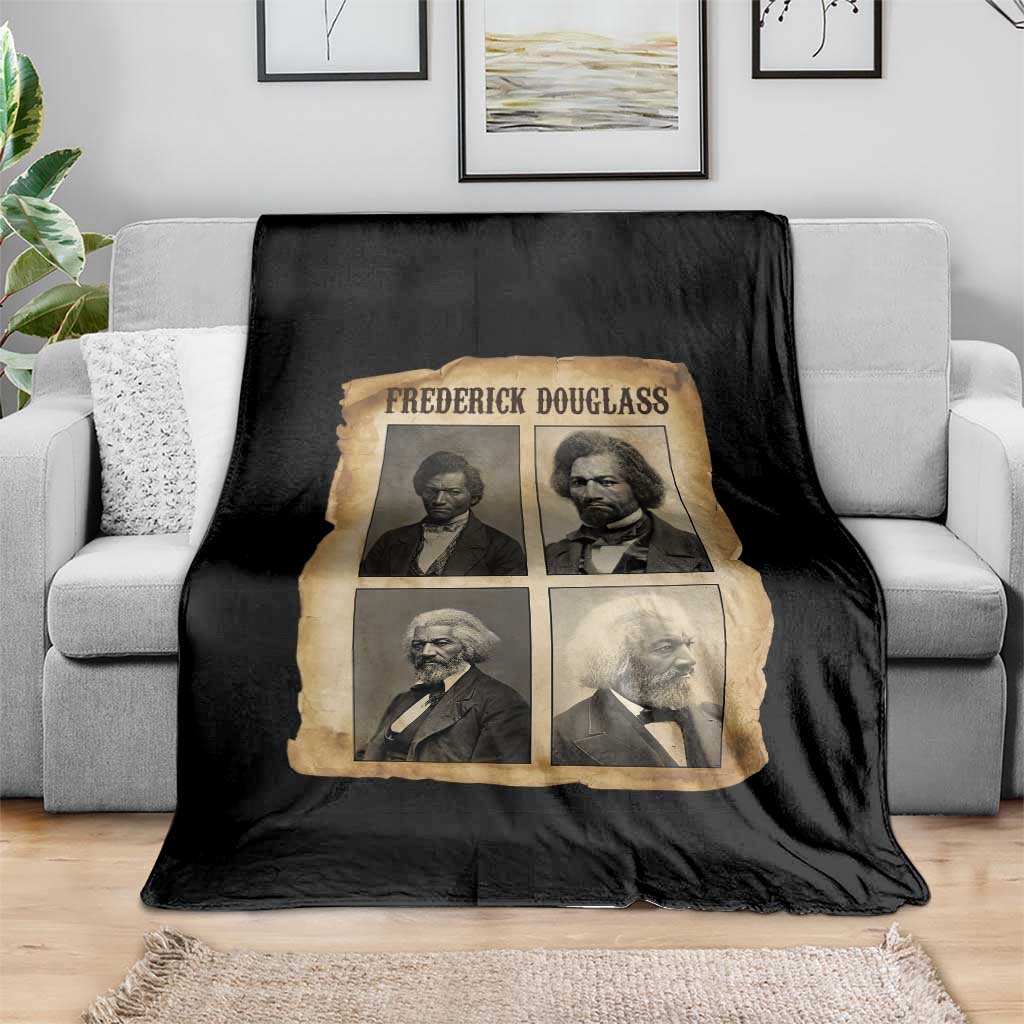 The Life Of Frederick Douglass Throw Blanket Historical Black History - Wonder Print Shop