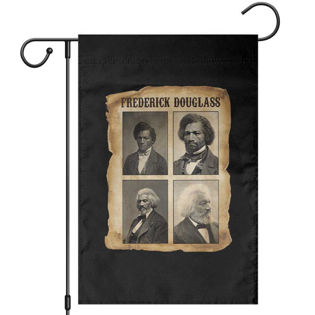 The Life Of Frederick Douglass Garden Flag Historical Black History - Wonder Print Shop