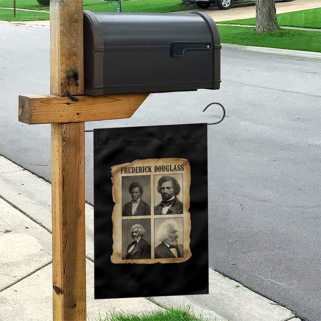 The Life Of Frederick Douglass Garden Flag Historical Black History - Wonder Print Shop
