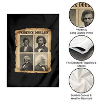 The Life Of Frederick Douglass Garden Flag Historical Black History - Wonder Print Shop