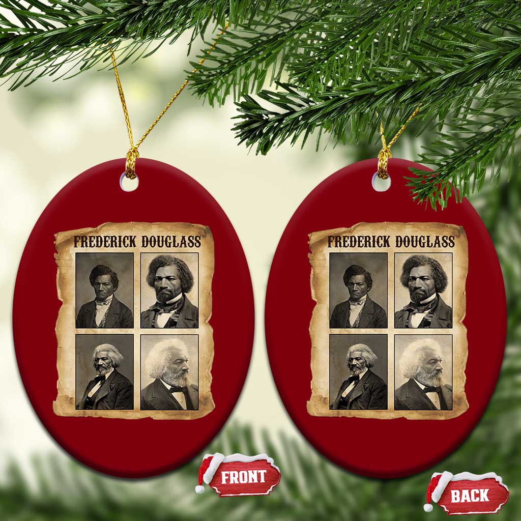 The Life Of Frederick Douglass Ceramic Ornament Historical Black History - Wonder Print Shop