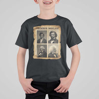The Life Of Frederick Douglass T Shirt For Kid Historical Black History - Wonder Print Shop