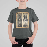 The Life Of Frederick Douglass T Shirt For Kid Historical Black History - Wonder Print Shop