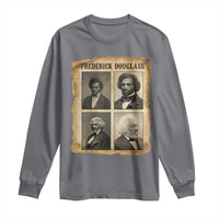 The Life Of Frederick Douglass Long Sleeve Shirt Historical Black History - Wonder Print Shop