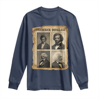 The Life Of Frederick Douglass Long Sleeve Shirt Historical Black History - Wonder Print Shop
