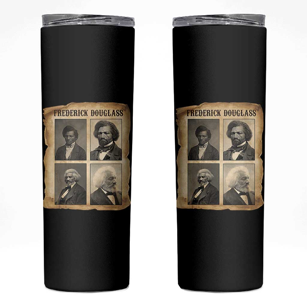 The Life Of Frederick Douglass Skinny Tumbler Historical Black History - Wonder Print Shop
