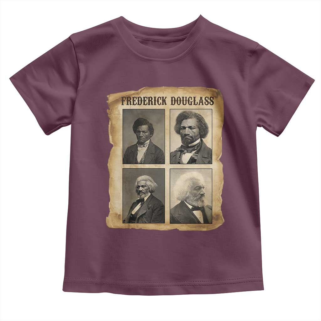 The Life Of Frederick Douglass Toddler T Shirt Historical Black History - Wonder Print Shop