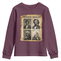 The Life Of Frederick Douglass Youth Sweatshirt Historical Black History - Wonder Print Shop
