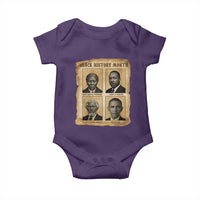 Vintage Black History Heroes Baby Onesie Strong Black Pride - Wonder Print Shop