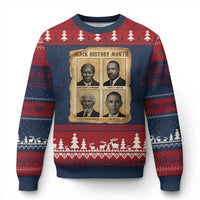 Vintage Black History Heroes Ugly Christmas Sweater Strong Black Pride - Wonder Print Shop