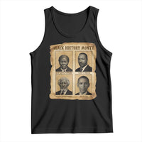 Vintage Black History Heroes Tank Top Strong Black Pride - Wonder Print Shop