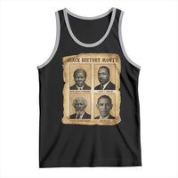 Vintage Black History Heroes Tank Top Strong Black Pride - Wonder Print Shop
