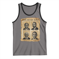 Vintage Black History Heroes Tank Top Strong Black Pride - Wonder Print Shop