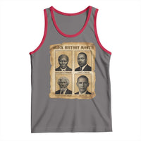 Vintage Black History Heroes Tank Top Strong Black Pride - Wonder Print Shop