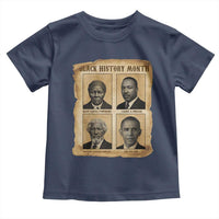 Vintage Black History Heroes Toddler T Shirt Strong Black Pride - Wonder Print Shop