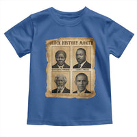 Vintage Black History Heroes Toddler T Shirt Strong Black Pride - Wonder Print Shop