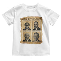 Vintage Black History Heroes Toddler T Shirt Strong Black Pride - Wonder Print Shop